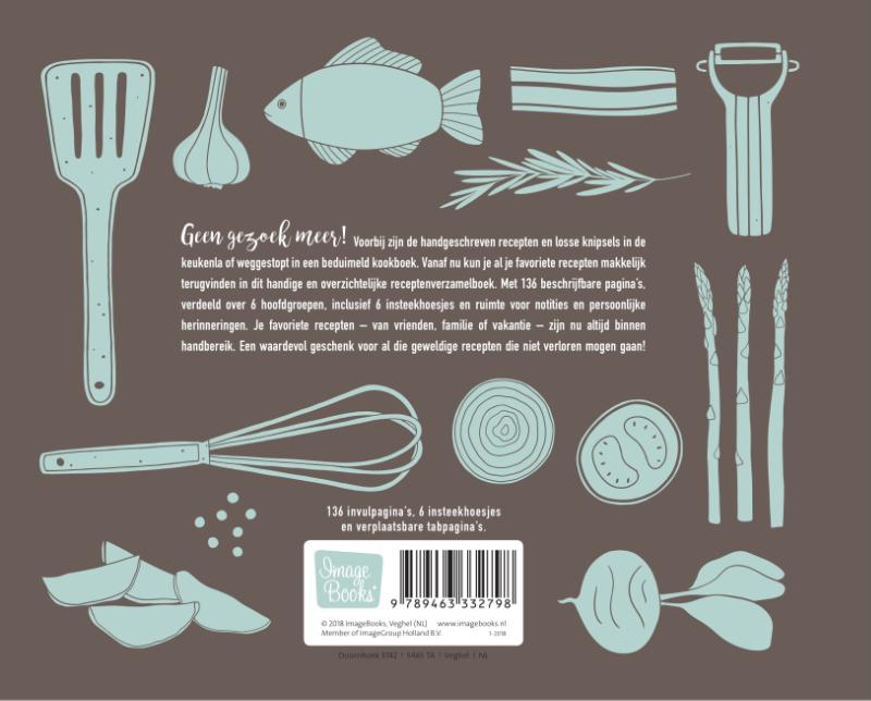 Receptenverzamelboek achterkant