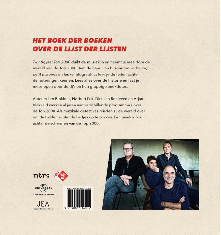 Twintig jaar Top 2000 achterkant