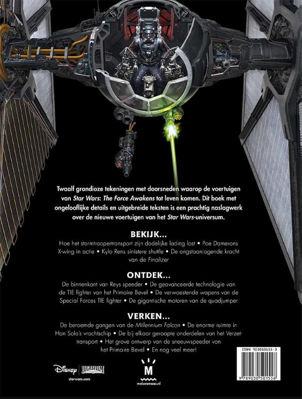 De voertuigen ontleed / Star Wars The Force Awakens achterkant