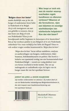 'Belgen doen het beter' achterkant