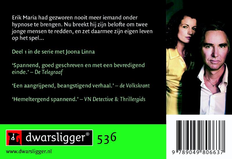Hypnose / Joona Linna / 1 Hypnose / Joona Linna / 1 achterkant