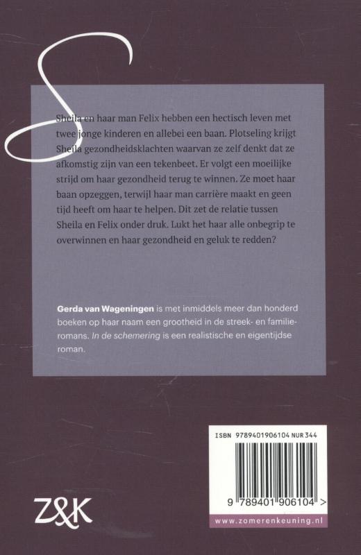 In de schemering achterkant