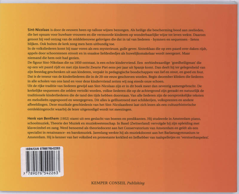 Sint-Nicolaasliederen achterkant