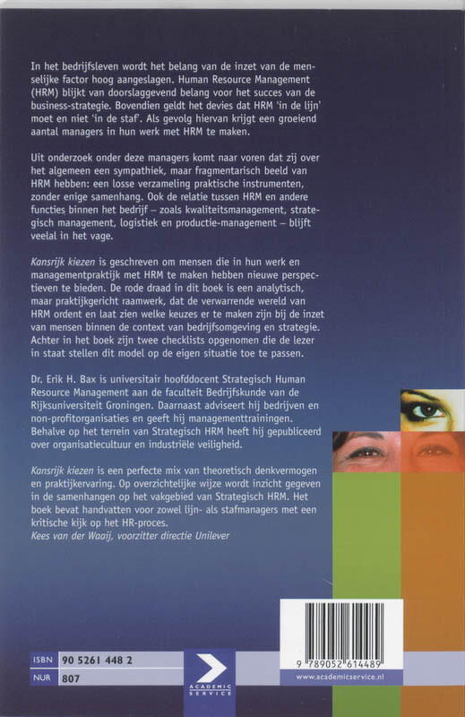 Kansrijk kiezen achterkant