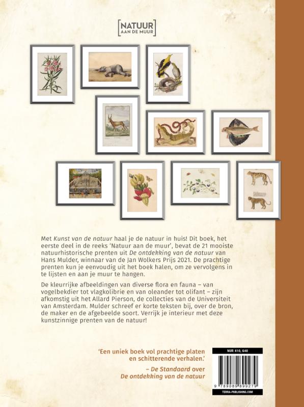Kunst van de natuur / Natuur aan de muur achterkant
