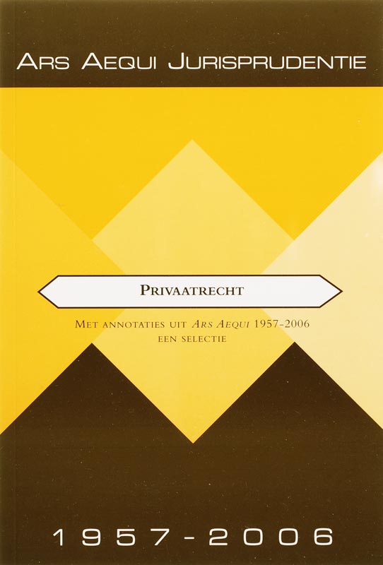boekenbalie_9789069165714_cover Jurisprudentie privaatrecht / Ars Aequi Jurisprudentie