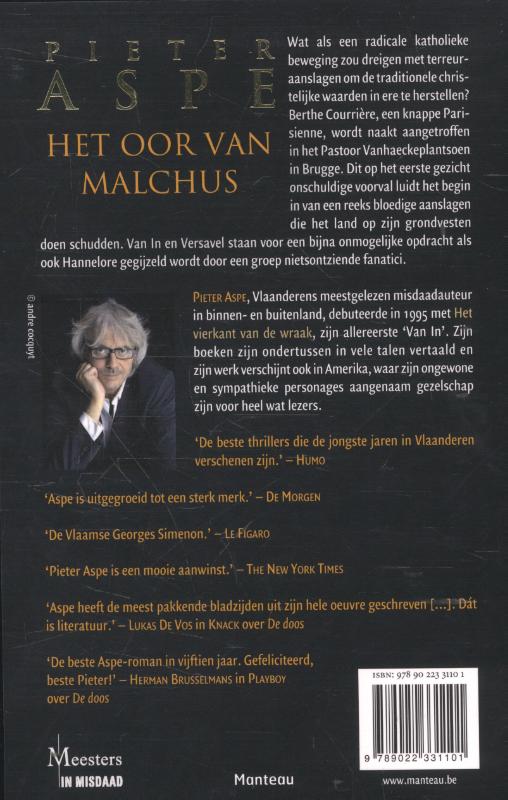 Het oor van Malchus / Meesters in Misdaad / 37 achterkant