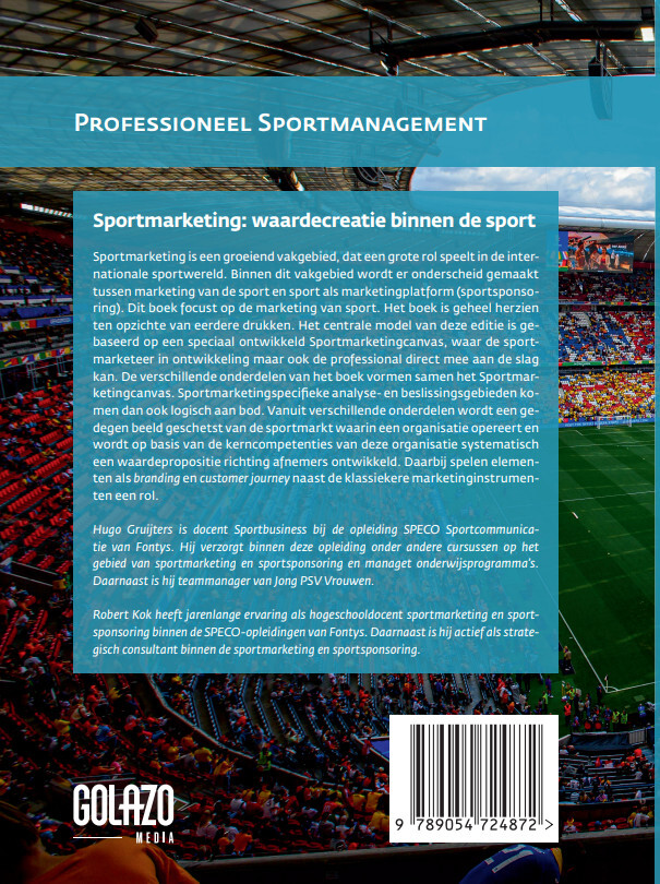 Sportmarketing: waardecreatie binnen de sport achterkant