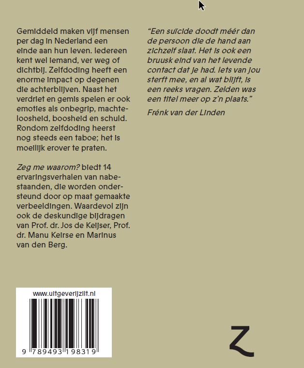 Zeg me waarom achterkant