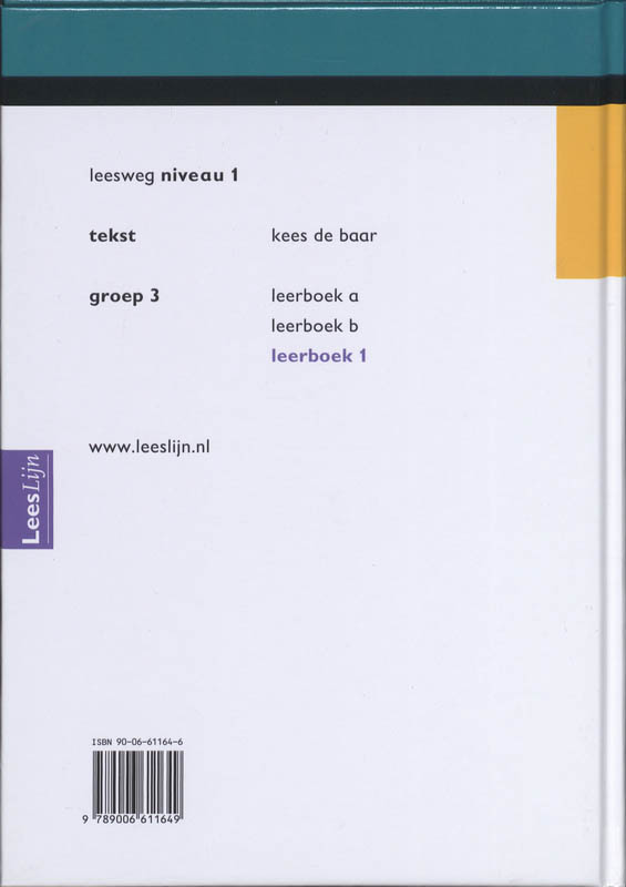 Leesweg / 1 / Leerboek / Leeslijn achterkant