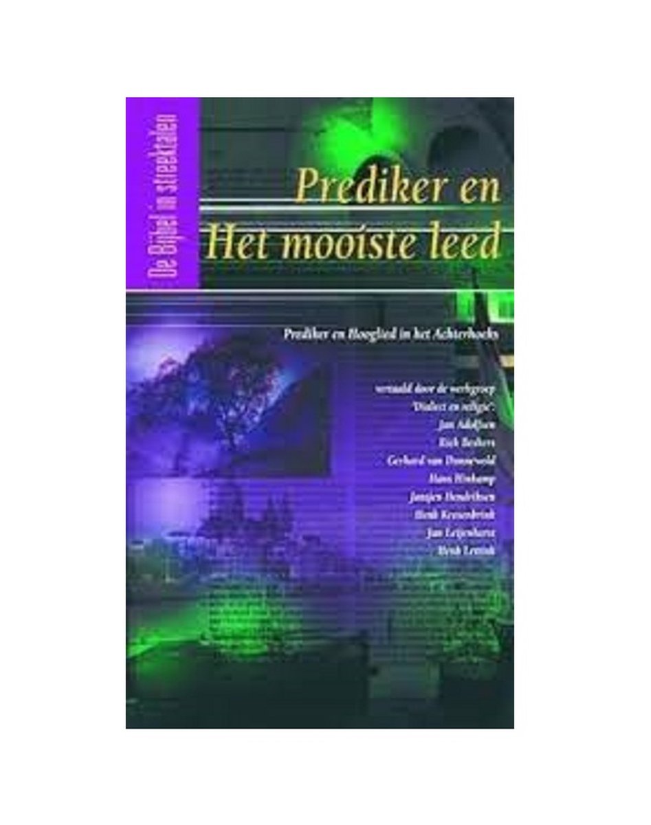 boekenbalie_9789061269274_cover Prediker en het mooiste leed