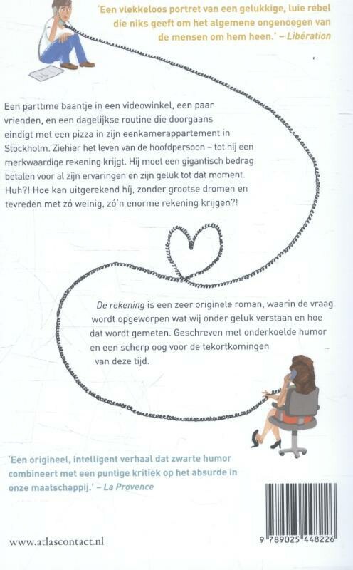 De rekening achterkant