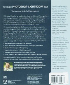 Adobe Photoshop Lightroom Book, The:The Complete Guide for            Photographers achterkant