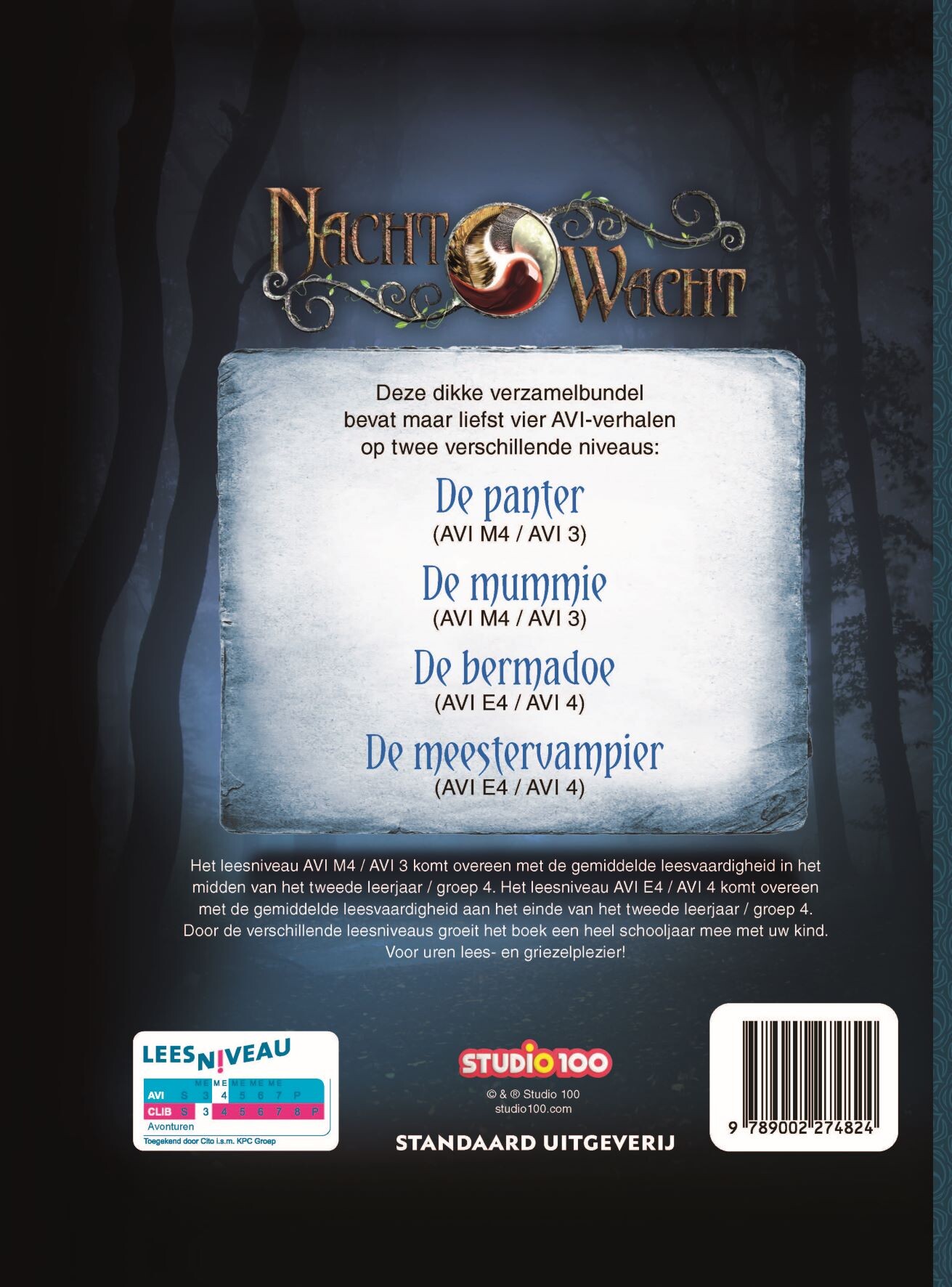 Mijn groot AVI-leesboek AVI M4-E4 | AVI 3-4 / Nachtwacht achterkant