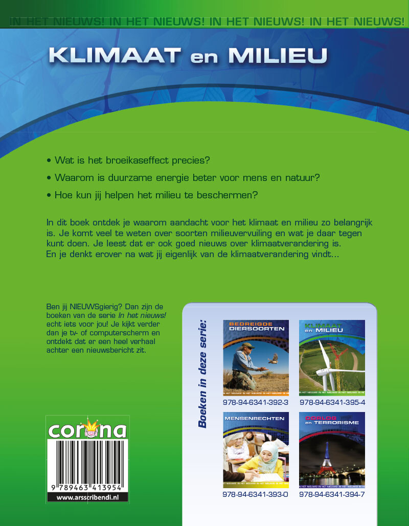 Klimaat en milieu / In het nieuws! achterkant