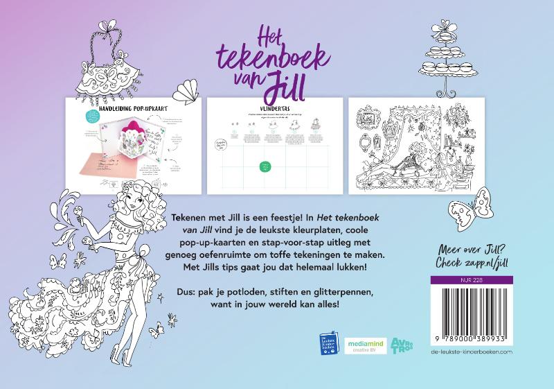 Het tekenboek van Jill / Jill achterkant