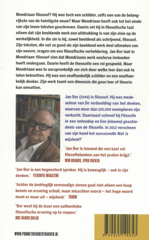 Mondriaan filosoof Mondriaan filosoof achterkant