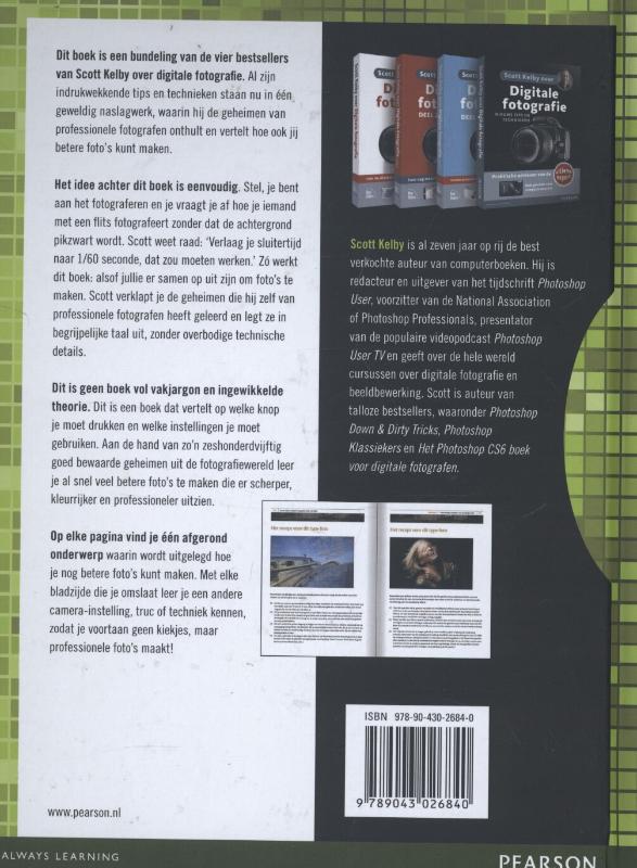 Scott Kelby's digitale fotografie boek achterkant