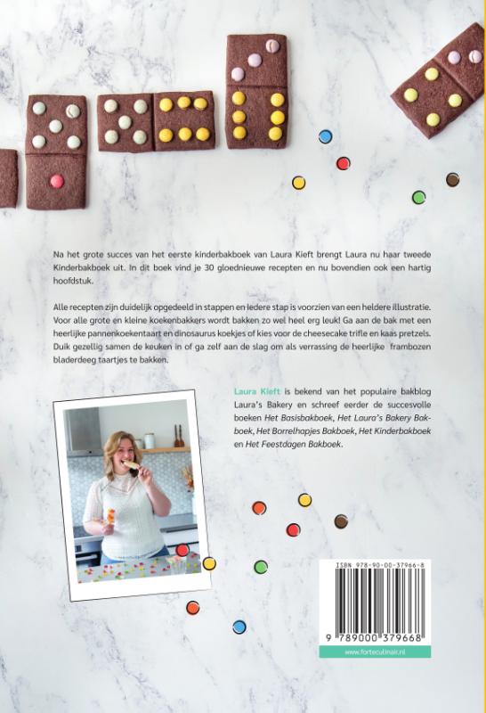 Het Laura's bakery kinder bakboek 2 / Laura's bakery achterkant