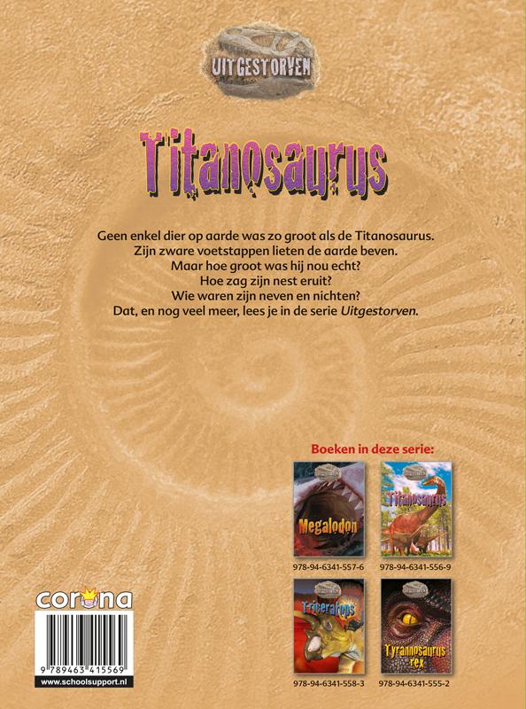 Titanosaurus / Uitgestorven achterkant