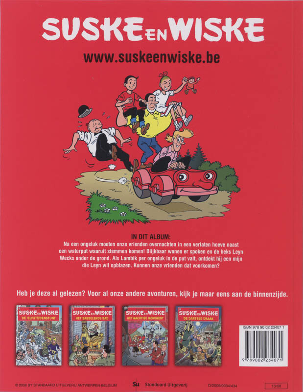 De mysterieuze mijn / Suske en Wiske / 226 achterkant
