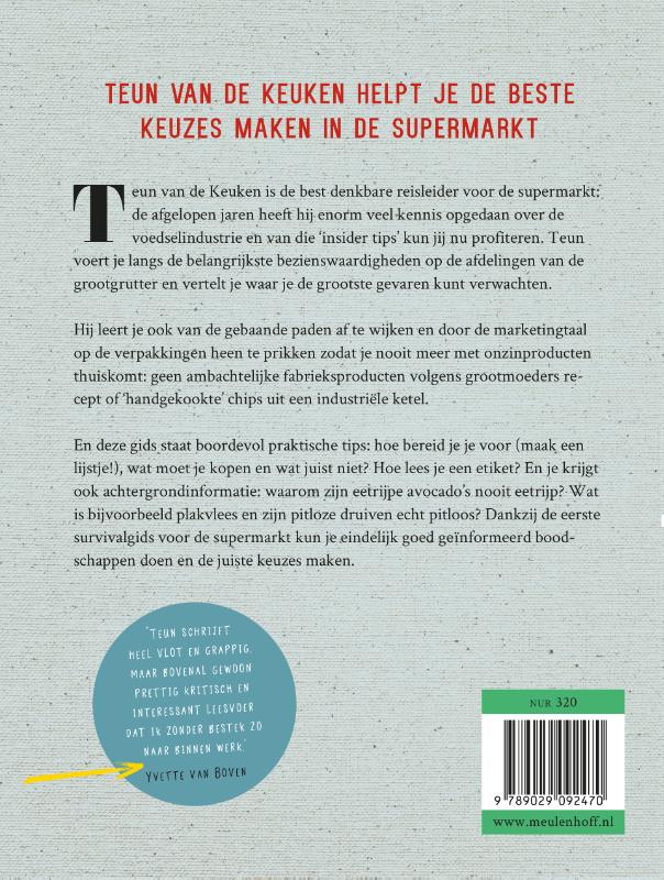 De supermarktsurvivalgids achterkant