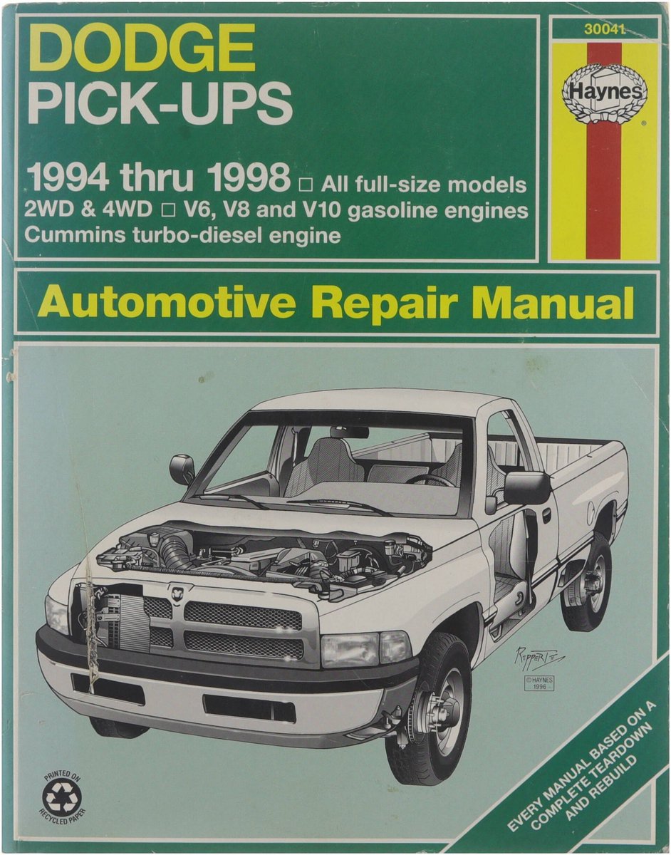 Dodge Pick-ups (1994-1998) Automotive Repair Manual