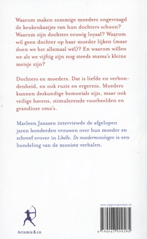 De Moedermonologen achterkant