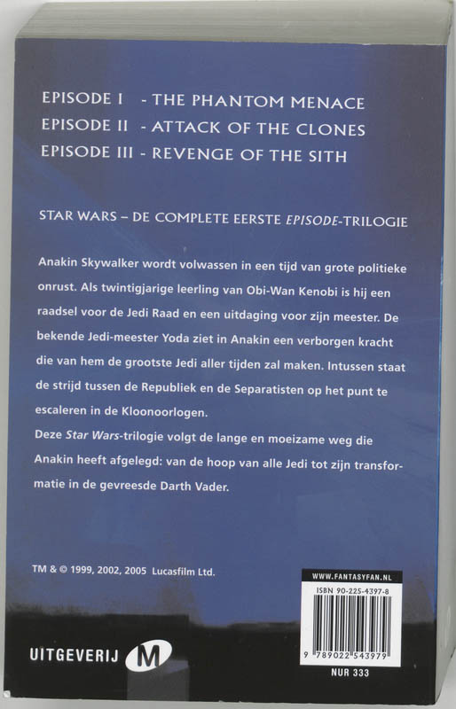 Star Wars Filmomnibus achterkant