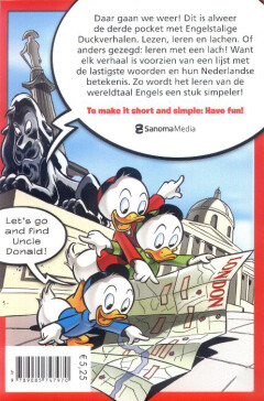 Donald Duck pocketbook 3 / Donald Duck pocketbook / 3 achterkant