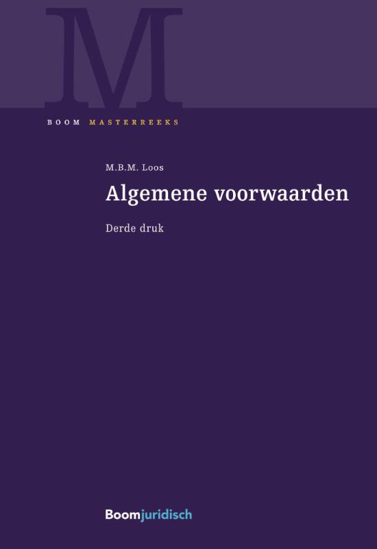 M.B.M. Loos Algemene Voorwaarden / Boom Masterreeks
