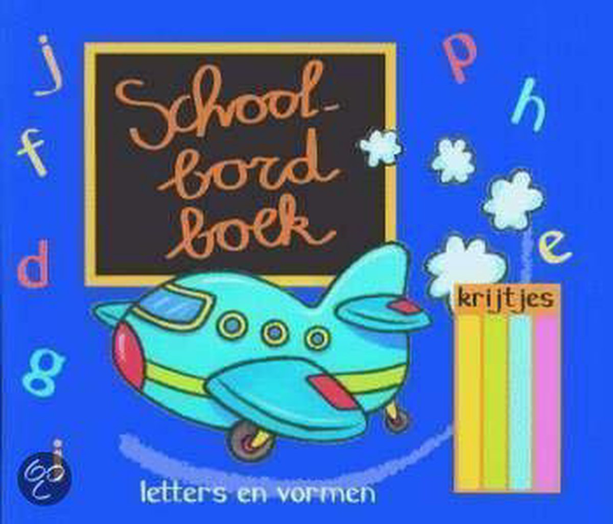 Schoolbordboek Letters En Vormen