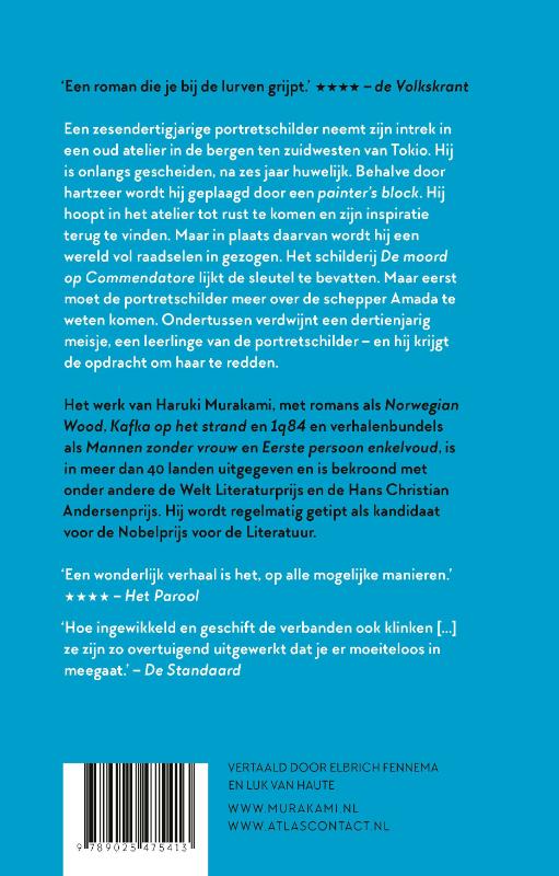De moord op Commendatore achterkant