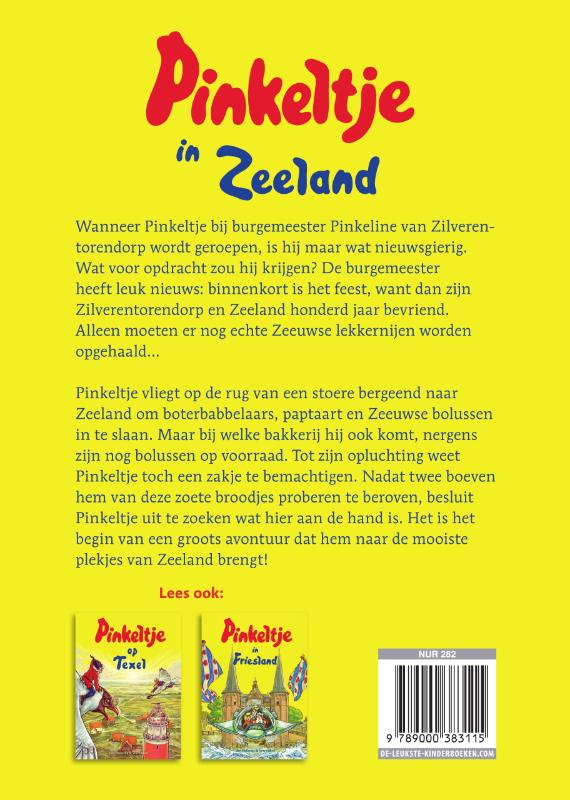 Pinkeltje 37 - Pinkeltje in Zeeland achterkant