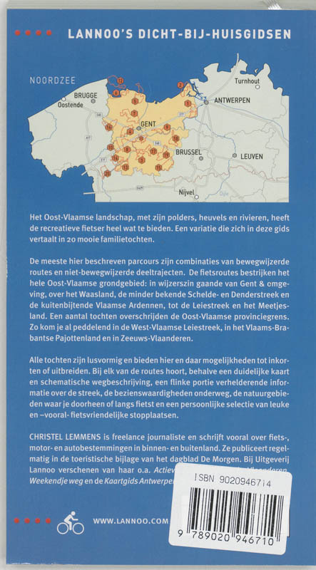 Fietsgids Oost-Vlaanderen achterkant