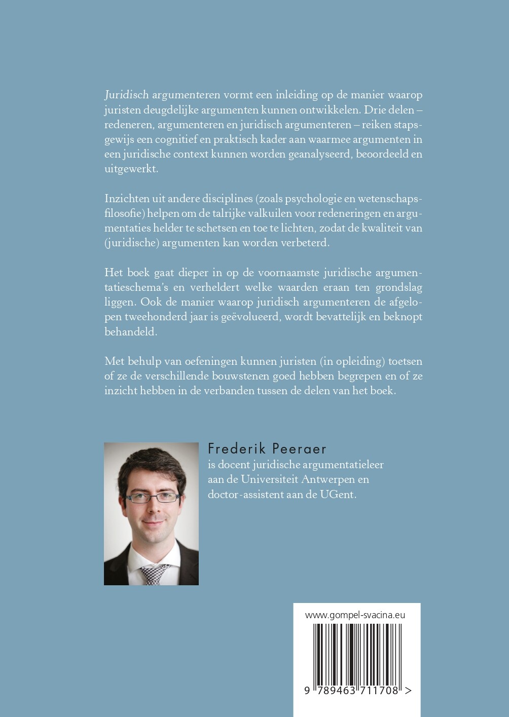 Juridisch argumenteren achterkant