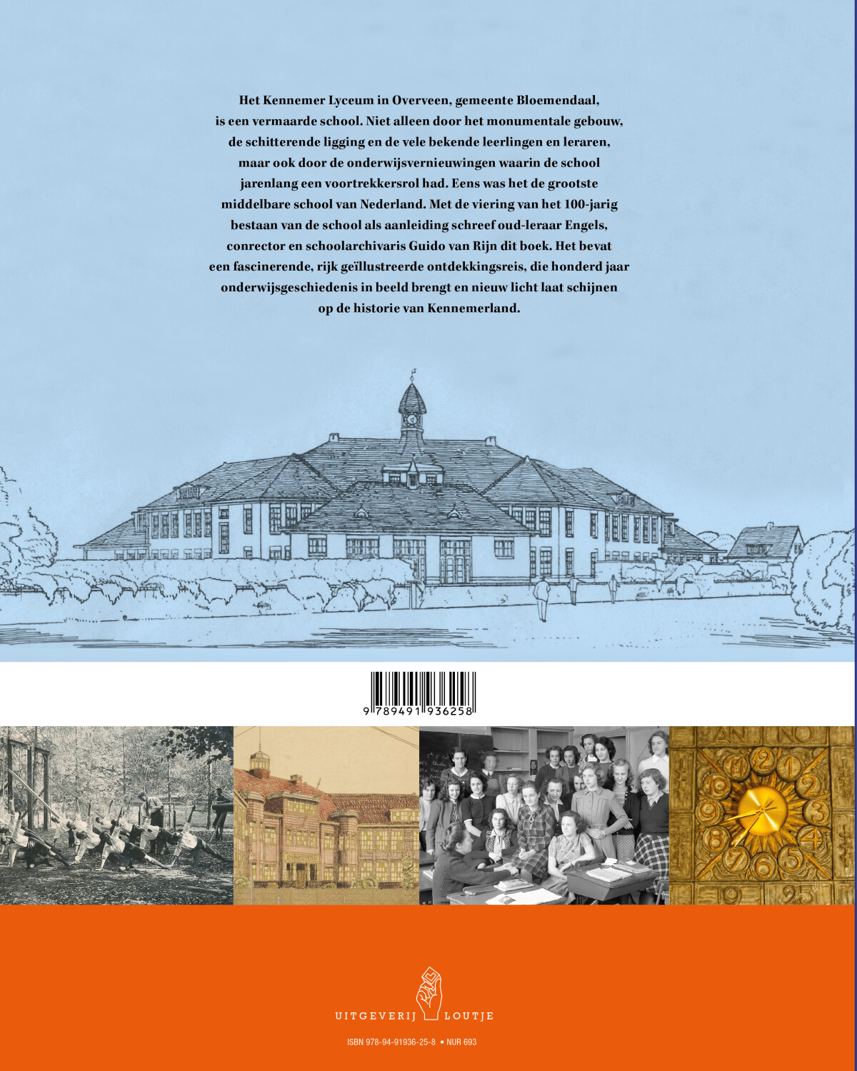 100 jaar Kennemer Lyceum achterkant