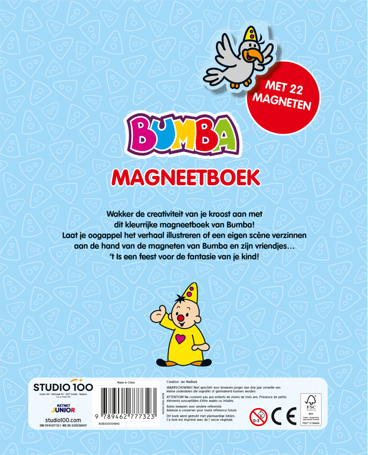 Bumba : magneetboek achterkant