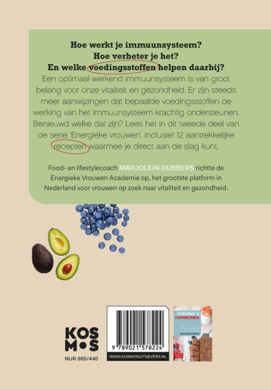Voeding & Immuunsysteem / Energieke vrouwen / 2 Voeding & Immuunsysteem / Energieke vrouwen / 2 achterkant