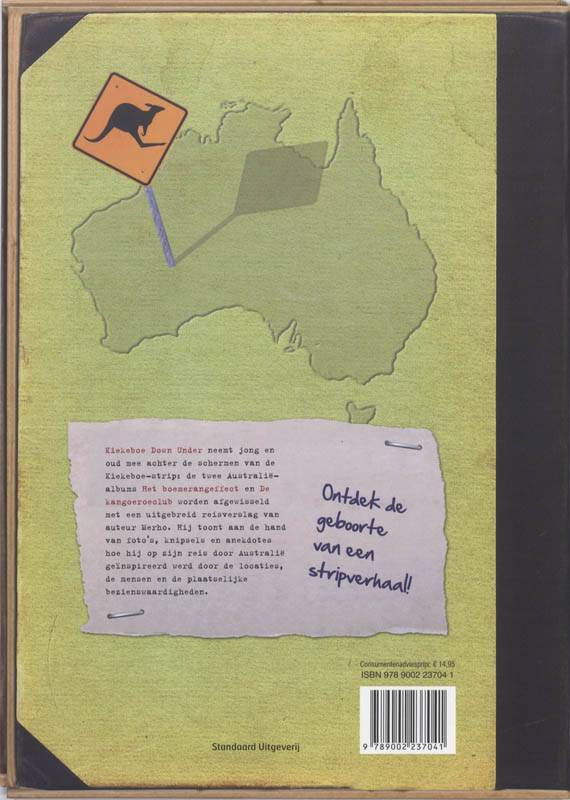 Kiekeboe Down Under / Kiekeboe achterkant