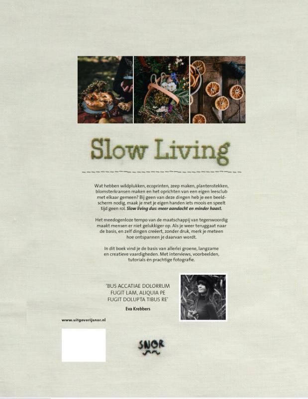 Slow living achterkant