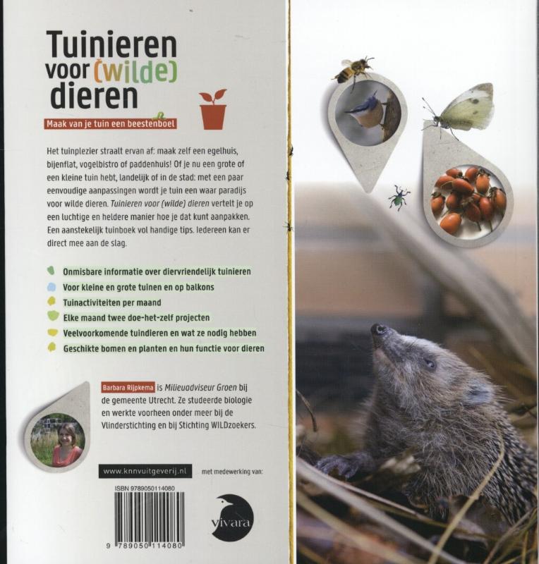 Tuinieren voor (wilde) dieren achterkant