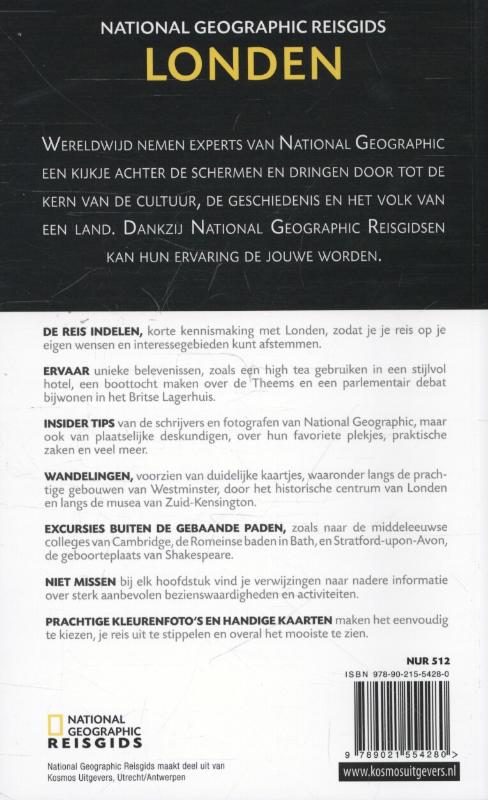National Geographic reisgidsen - Londen achterkant