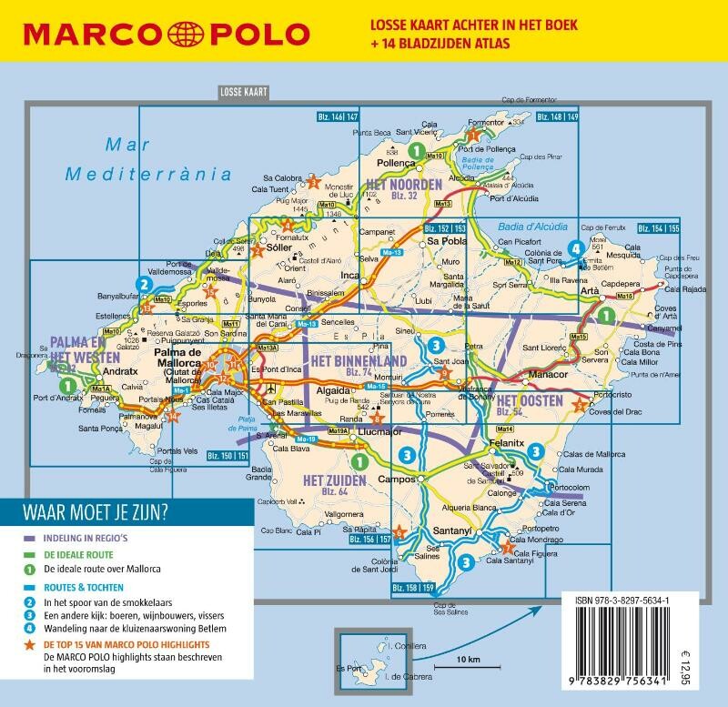 Marco Polo NL Reisgids Mallorca achterkant