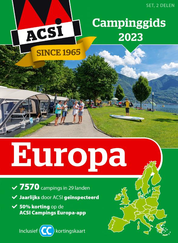 ACSI Campinggids Europa 2023 (set) / ACSI Campinggids