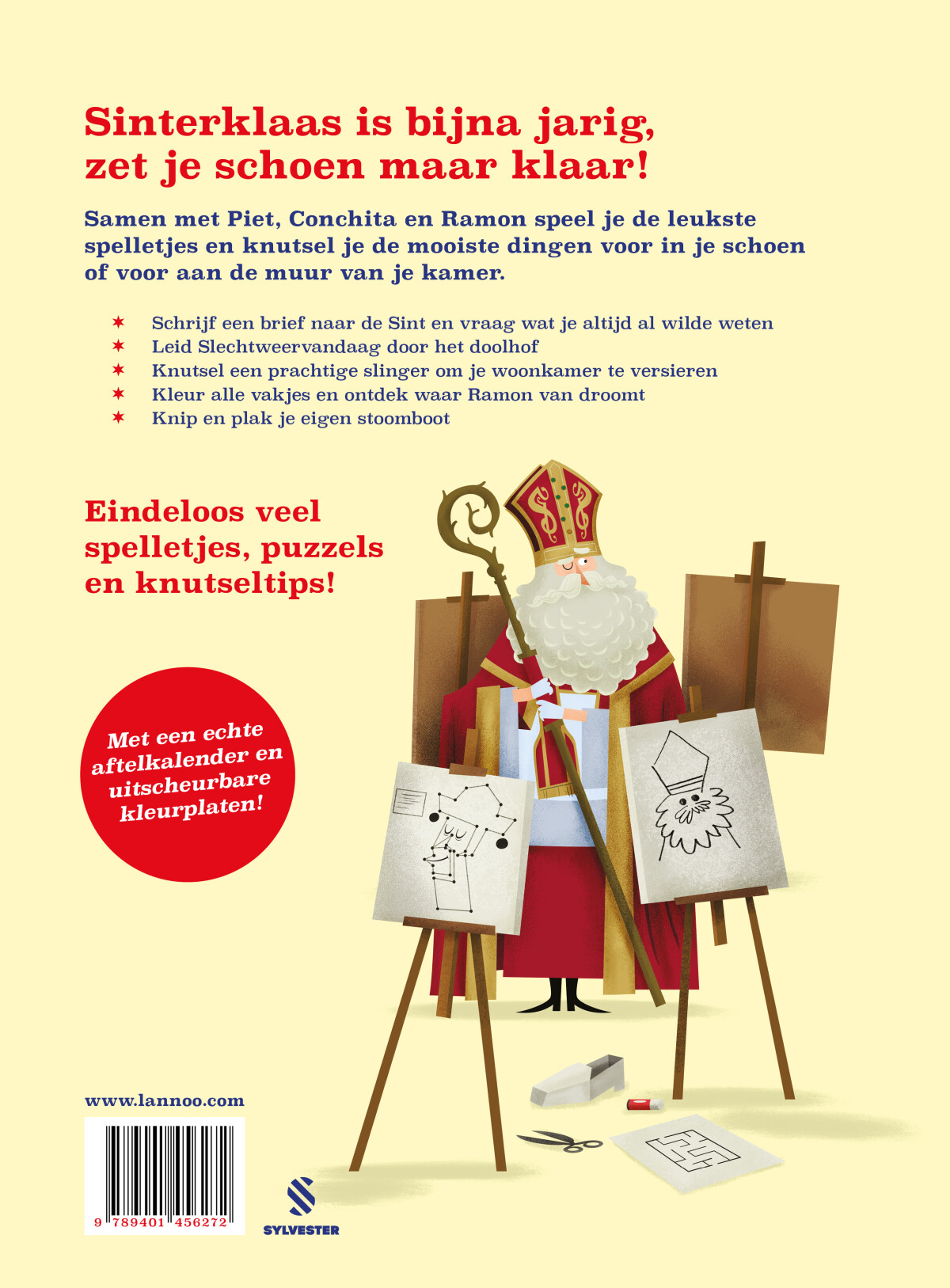 Dag Sinterklaas doeboek achterkant