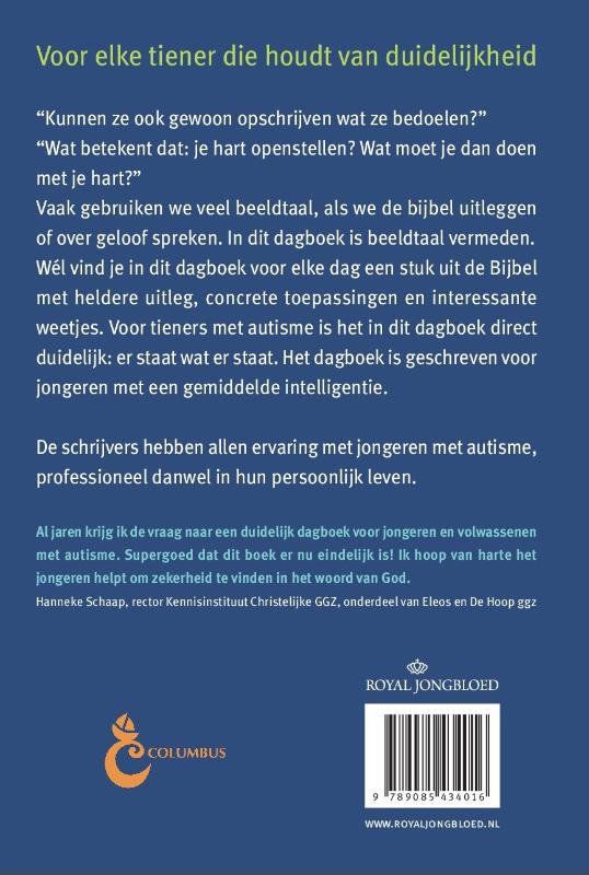 Bijbels dagboek voor tieners achterkant