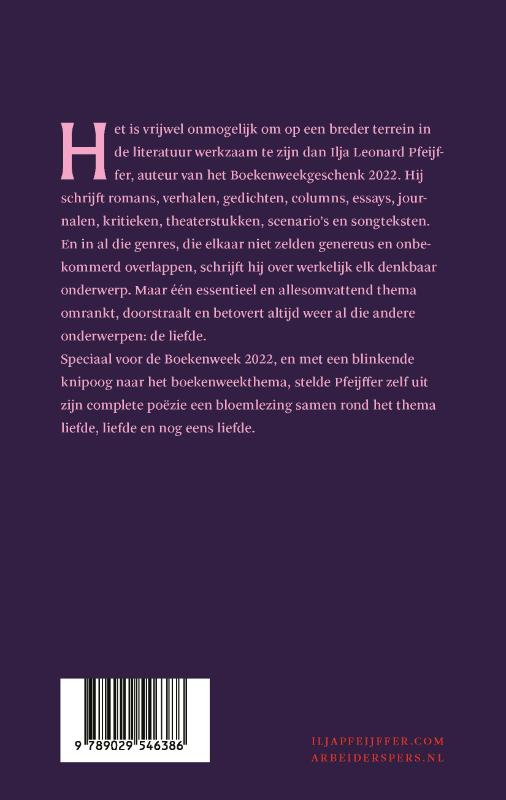 Van de eerste tot de laatste liefde Van de eerste tot de laatste liefde achterkant