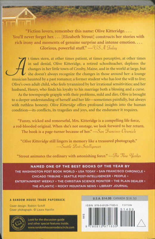 Olive Kitteridge achterkant