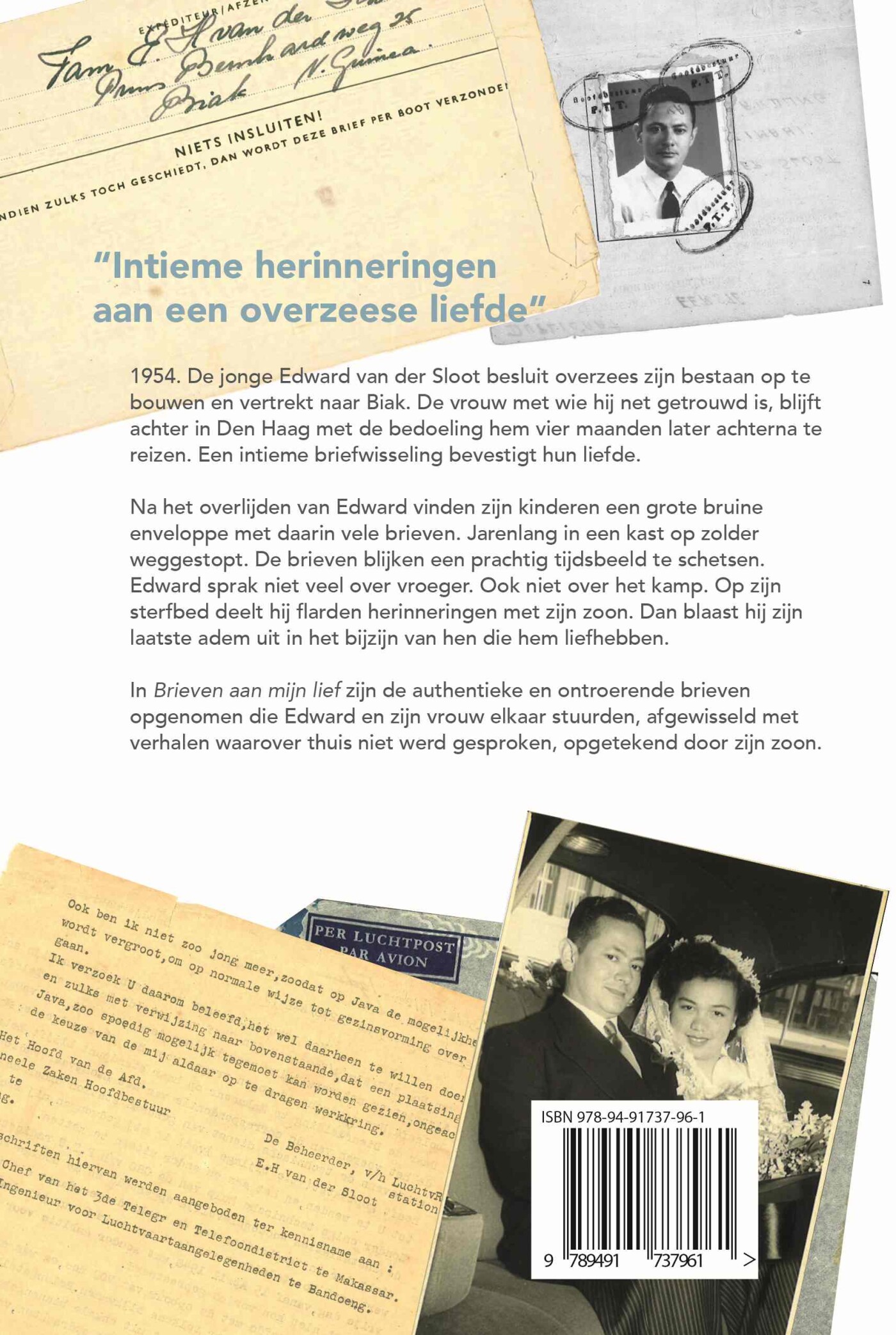 Brieven aan mijn lief achterkant